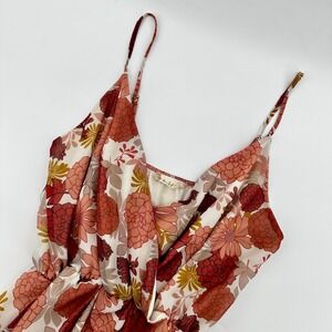 Altar'd State‎ Floral Print Ruffle Mini Dress Spaghetti Strap Womens Small